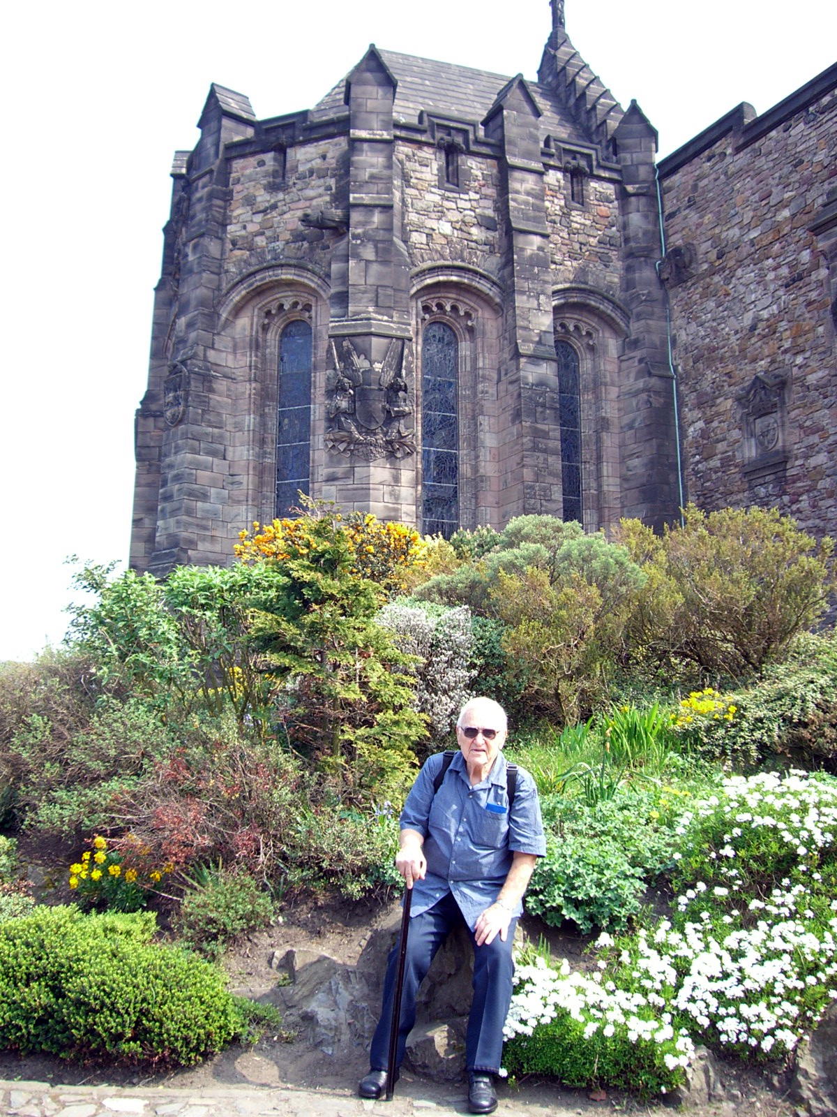 Ellie at Edinburgh Castle