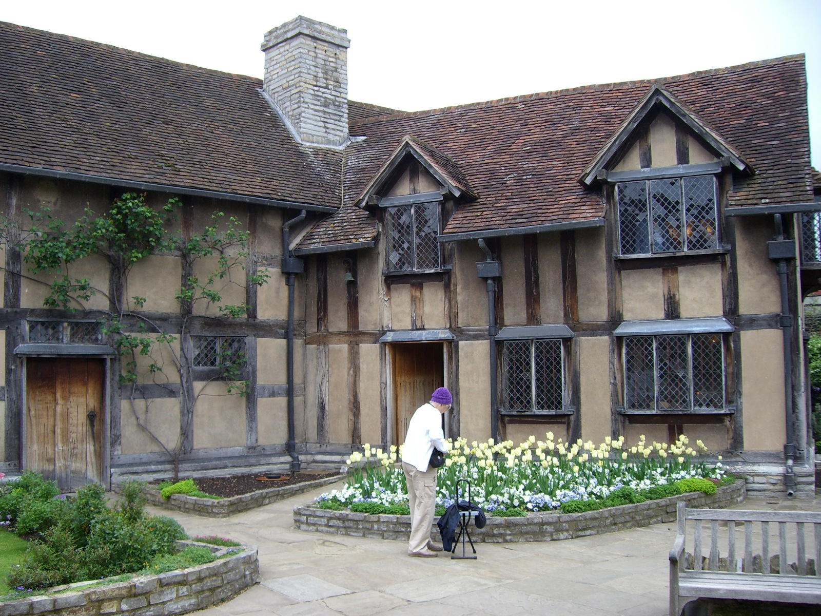 Shakespeare house backyard
