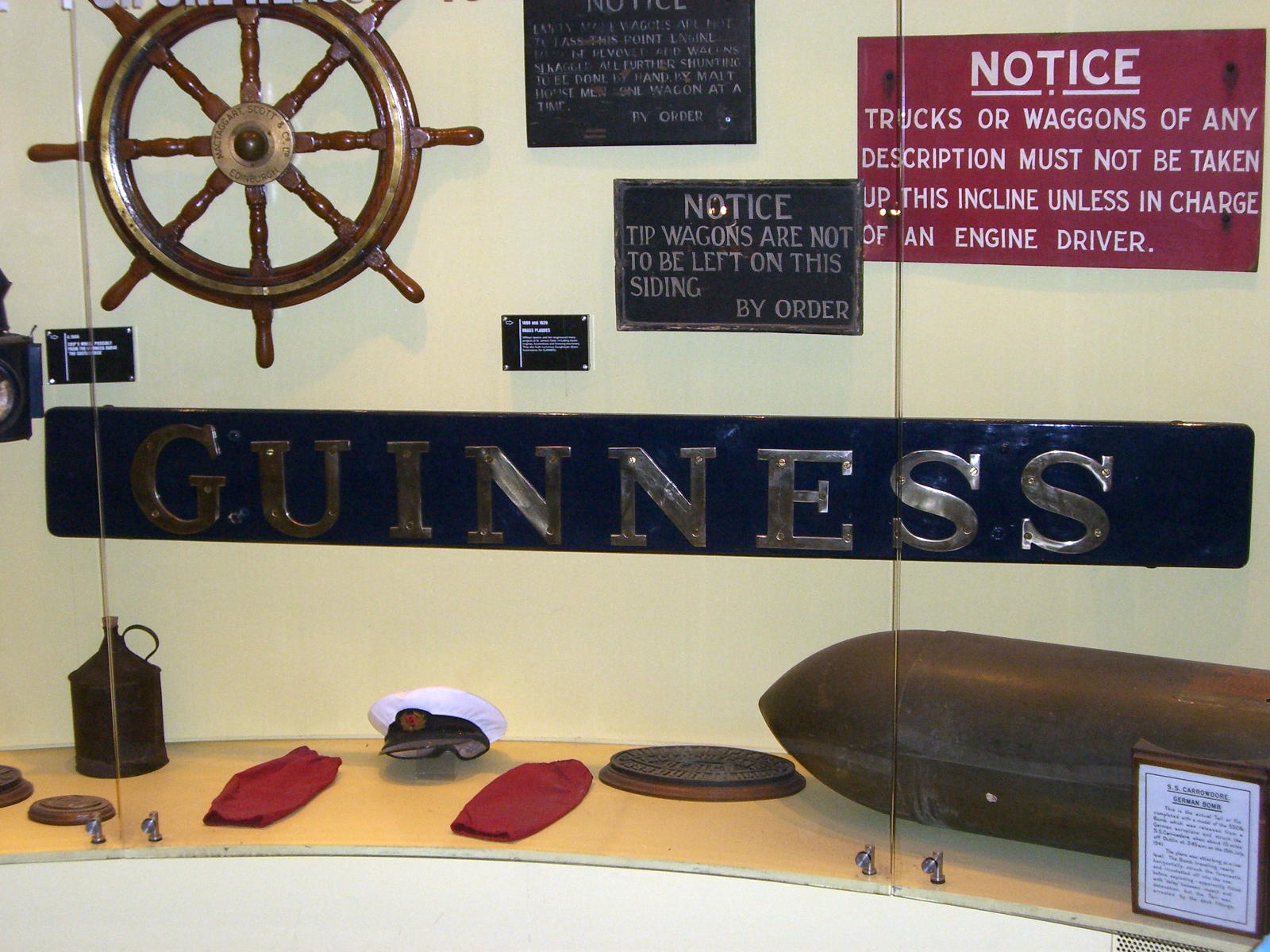 Guiness factory showcase