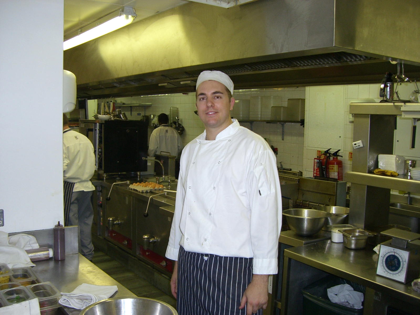 Donovan in Tamesa kitchen