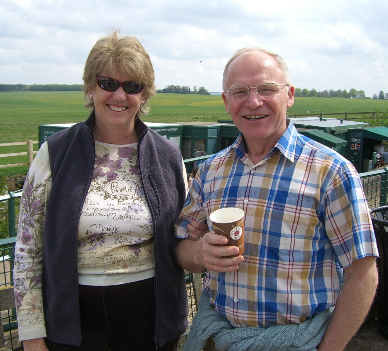 Sheila & Bob at Stonehenge
