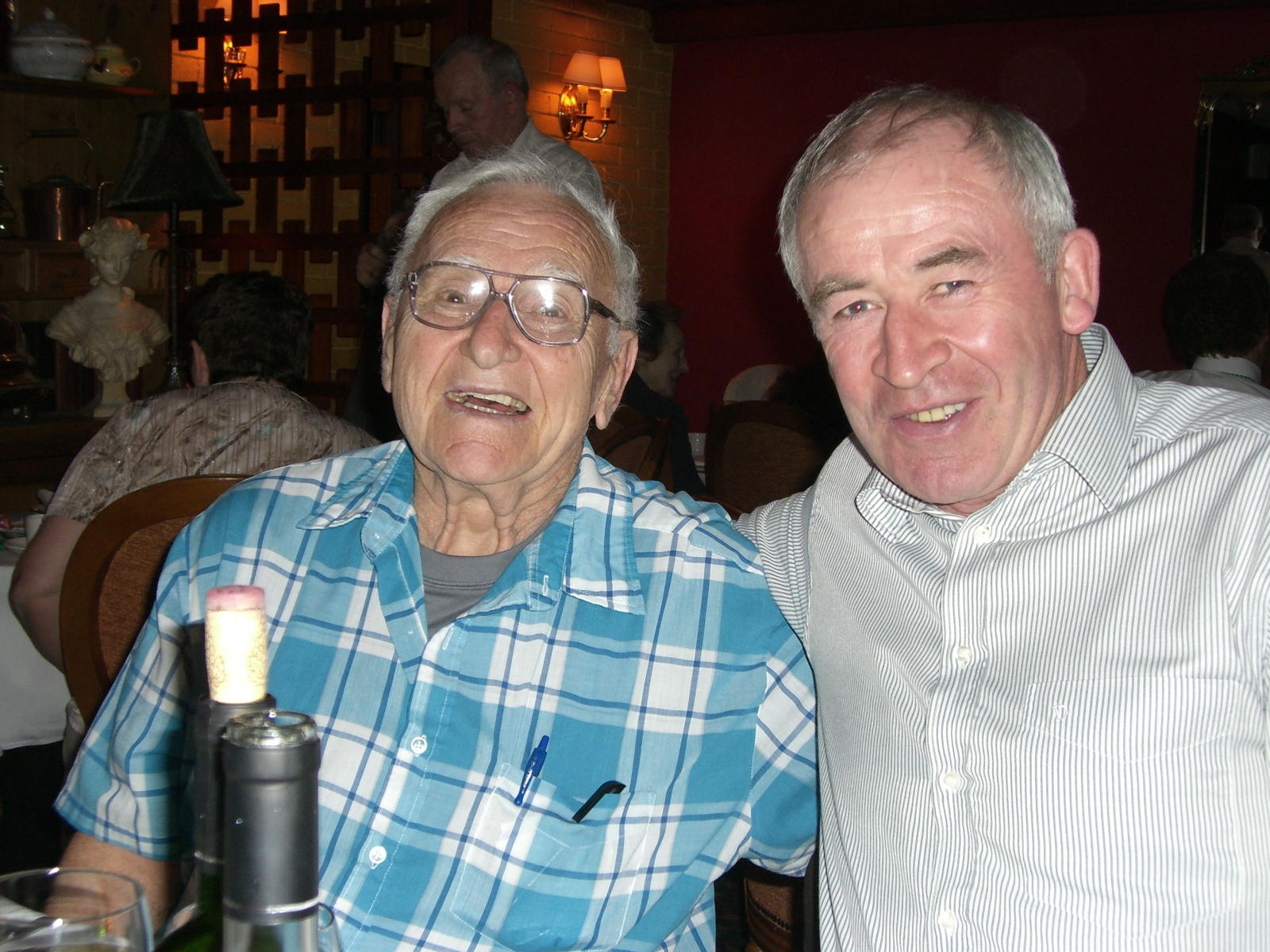 Ellie & Liam at dinner