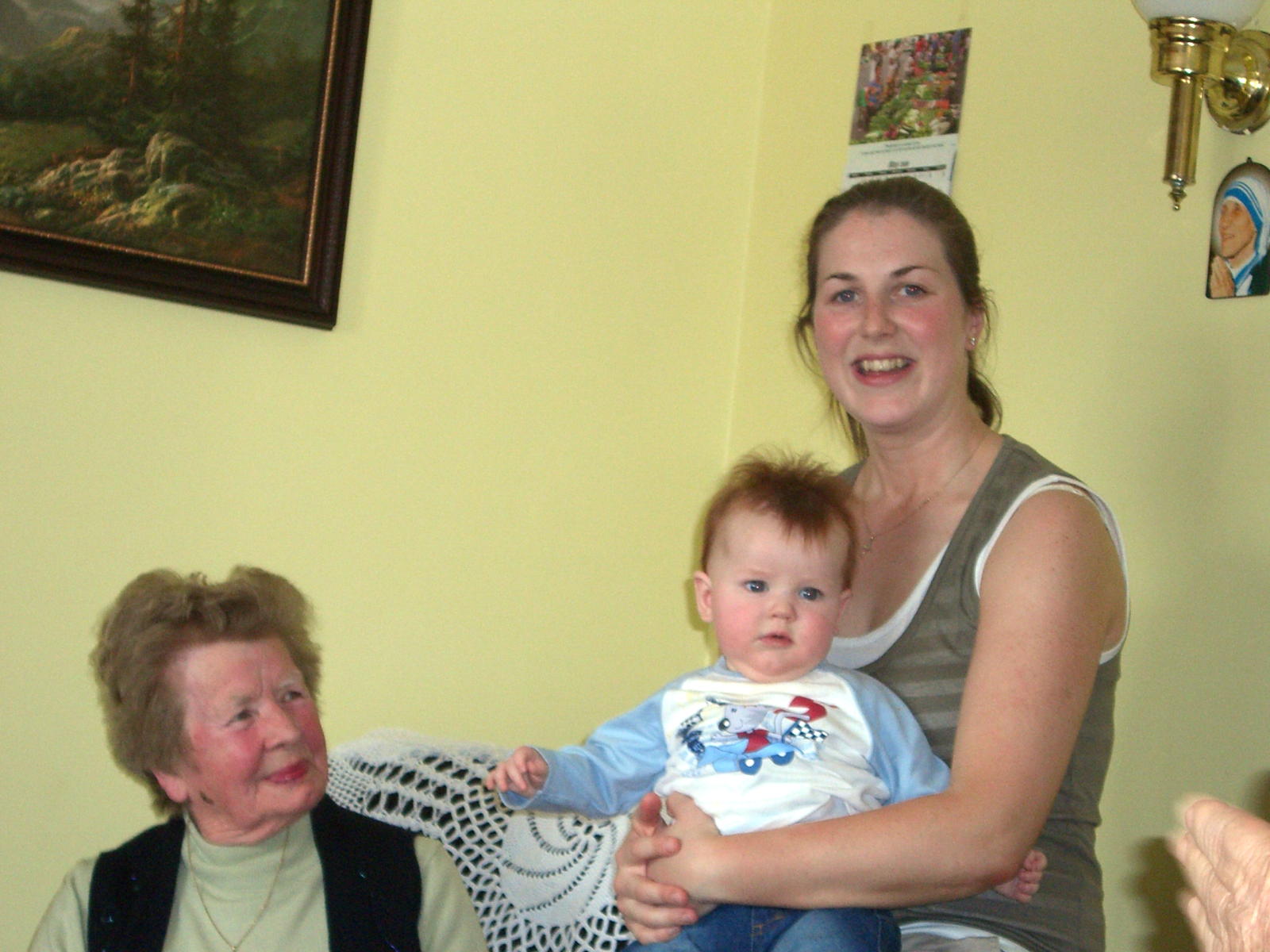 Emily, Lisa, and child